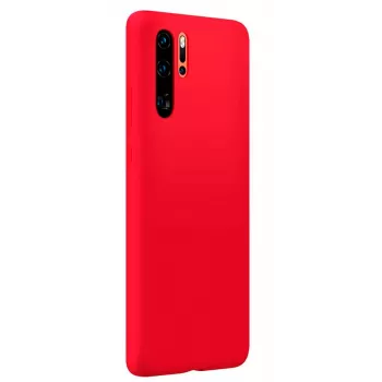 Evelatus Funda de silicona Premium Soft Touch para Huawei P30 Pro roja