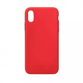 Evelatus Funda de silicona Nano Soft Touch TPU para Apple iPhone X roja