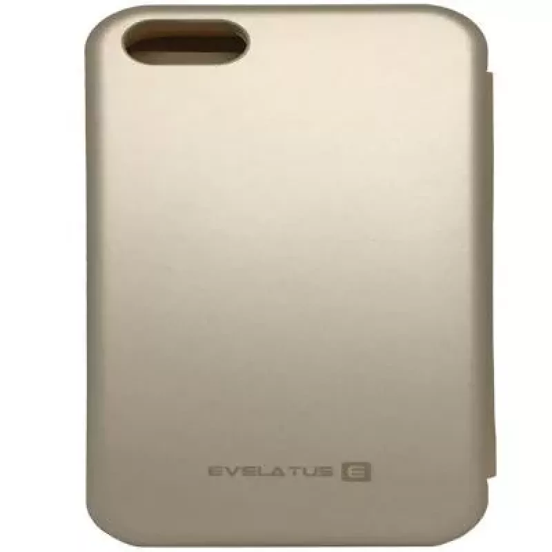 Evelatus Funda tipo libro para Samsung Galaxy A20 dorada