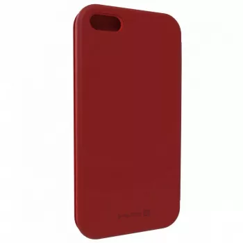 Evelatus Funda tipo libro para Samsung Galaxy A20 rojo vino