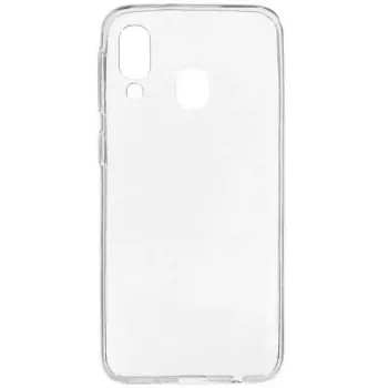Evelatus Funda de silicona para Samsung Galaxy A40 transparente