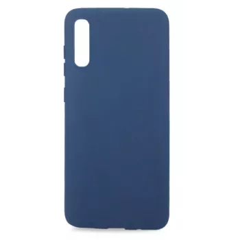 Evelatus Funda de silicona para Samsung Galaxy A50 azul oscuro