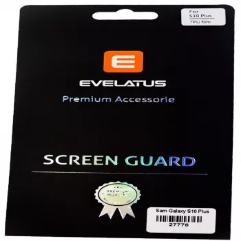 Evelatus Film protector de pantalla TPU para Samsung Galaxy S10 Plus