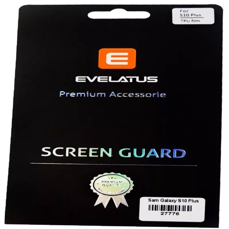 Evelatus Film protector de pantalla TPU para Samsung Galaxy S10 Plus