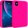 Evelatus Funda de silicona Premium Soft Touch para Apple iPhone XR rosa fuerte