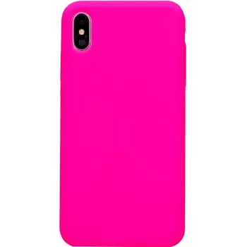 Evelatus Funda de silicona Premium Soft Touch para Apple iPhone XR rosa fuerte