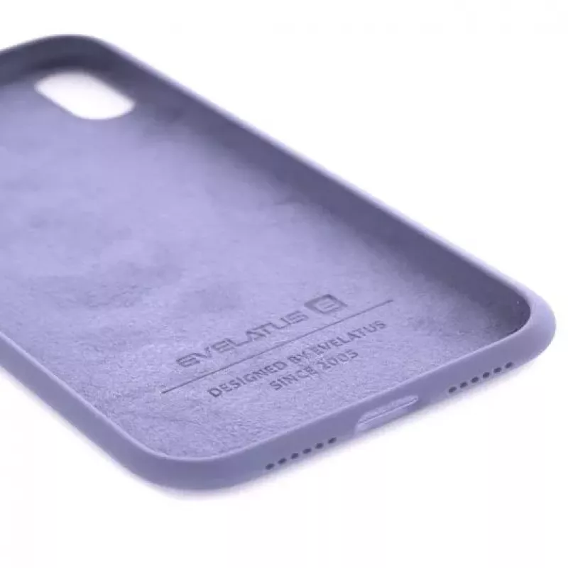 Evelatus Funda de silicona Premium Soft Touch para Apple iPhone XR lavanda