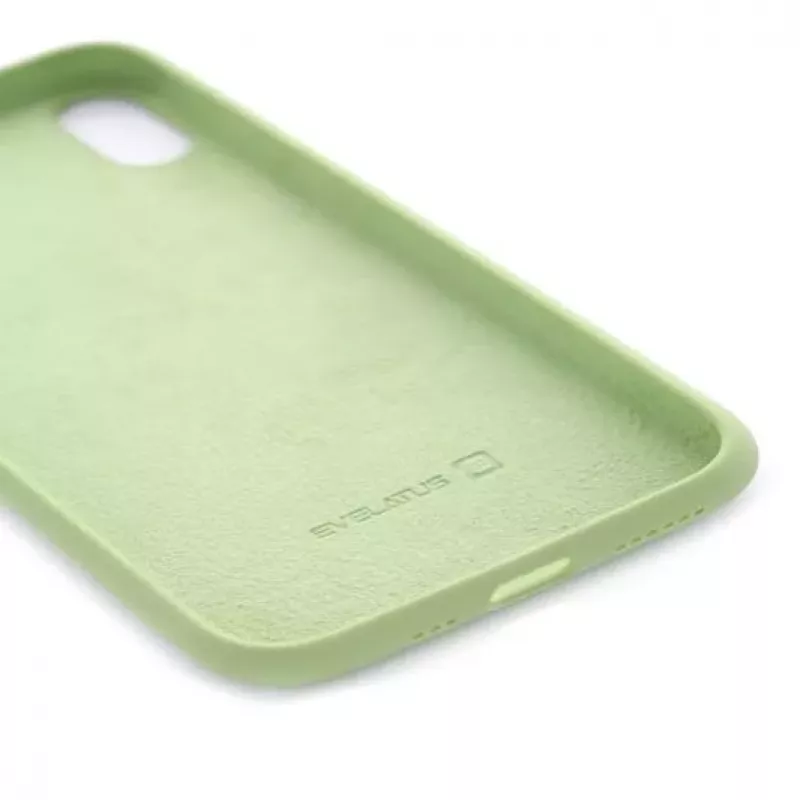 Evelatus Funda de silicona Premium Soft Touch para Apple iPhone XR verde menta