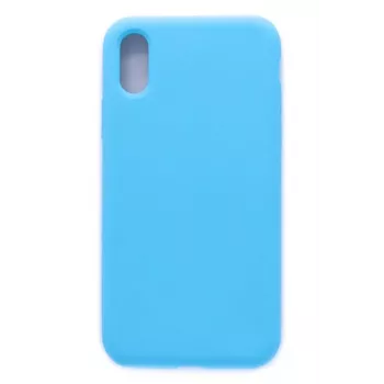 Evelatus Funda de silicona Premium Soft Touch para Apple iPhone XR azul cielo