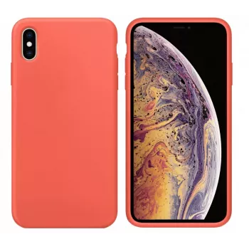 Evelatus Funda de silicona Premium Soft Touch para Apple iPhone Xs nectarina