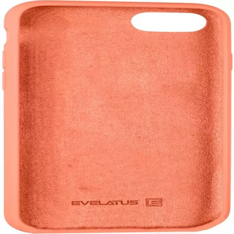 Evelatus Funda de silicona Premium Soft Touch para Apple iPhone 7/8 nectarina