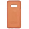 Evelatus Samsung Galaxy S10e Premium Soft Touch Funda de silicona nectarina