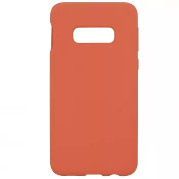 Evelatus Samsung Galaxy S10e Premium Soft Touch Funda de silicona nectarina
