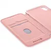 Evelatus Apple iPhone X/Xs Funda tipo libro oro rosa