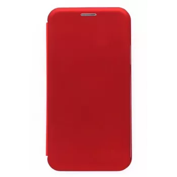 Evelatus Apple iPhone X/Xs Funda tipo libro rojo vino
