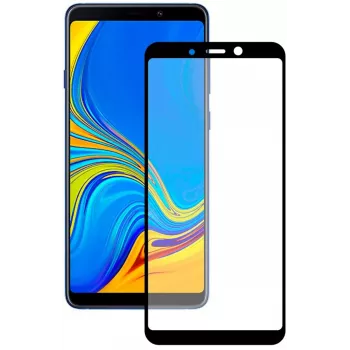 Evelatus Samsung Galaxy A9 (2018) Protector de pantalla 2.5D Full Cover Japan Glue Glass antiestático