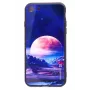 EVELATUS Apple iPhone 7/8/SE 2020/SE 2022 Funda Picture Glass Flower Power