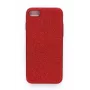 Evelatus Apple iPhone 7/8 Funda trasera de silicona líquida Starnight roja