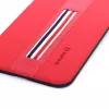Evelatus Apple iPhone X Funda trasera Dazzle roja
