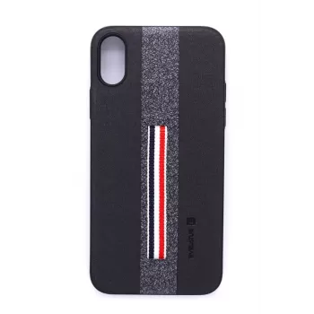 Evelatus Apple iPhone X Funda trasera Dazzel negra