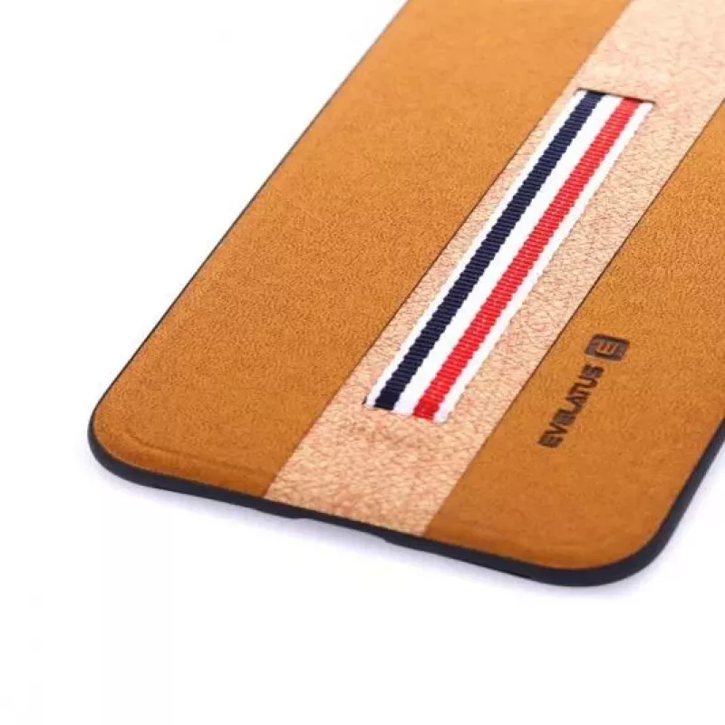 Evelatus Apple iPhone X Funda trasera Dazzel marrón
