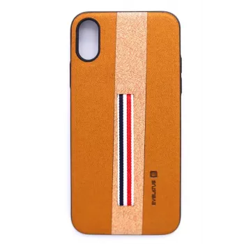Evelatus Apple iPhone X Funda trasera Dazzel marrón
