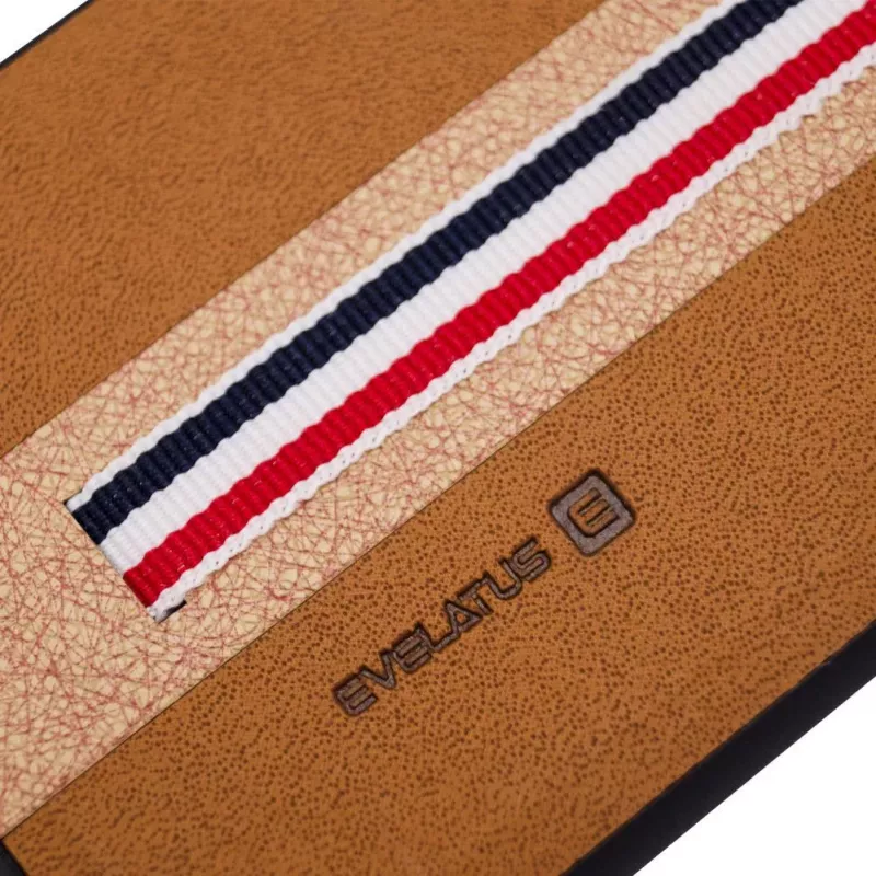 Evelatus Funda trasera serie Dazzle para Samsung Galaxy S9 Marrón