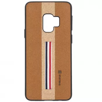 Evelatus Funda trasera serie Dazzle para Samsung Galaxy S9 Marrón