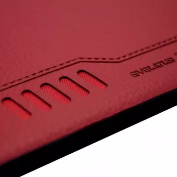Evelatus Funda trasera Shooter Red para Apple iPhone X