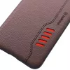 Evelatus Funda trasera Shooter Brown para Apple iPhone X