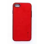 Evelatus Funda trasera de silicona líquida Kuton Red para Apple iPhone 7/8