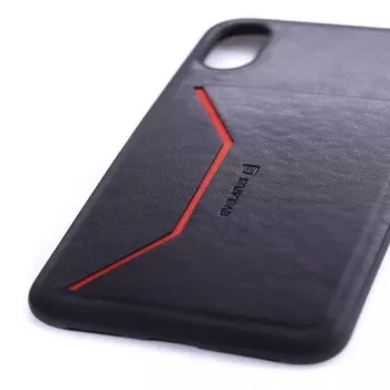 Evelatus Apple iPhone X Nobel Black Funda Trasera