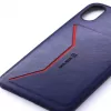 Evelatus Apple iPhone X Nobel Blue Funda Trasera de Silicona