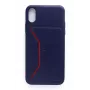 Evelatus Apple iPhone X Nobel Blue Funda Trasera de Silicona