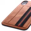 Evelatus Funda trasera Cubit Brown para Apple iPhone X