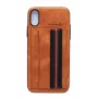 Evelatus Funda trasera Cubit Brown para Apple iPhone X