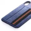 Evelatus Apple iPhone X Cubit Plastic Blue Funda Trasera