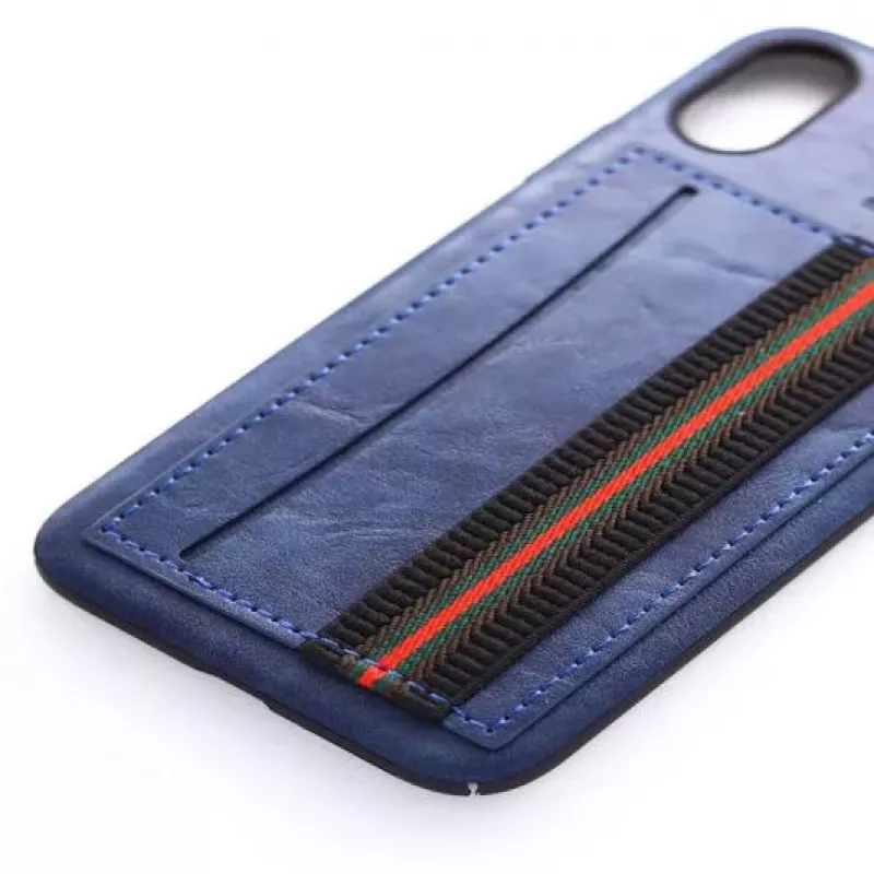 Evelatus Apple iPhone X Cubit Plastic Blue Funda Trasera