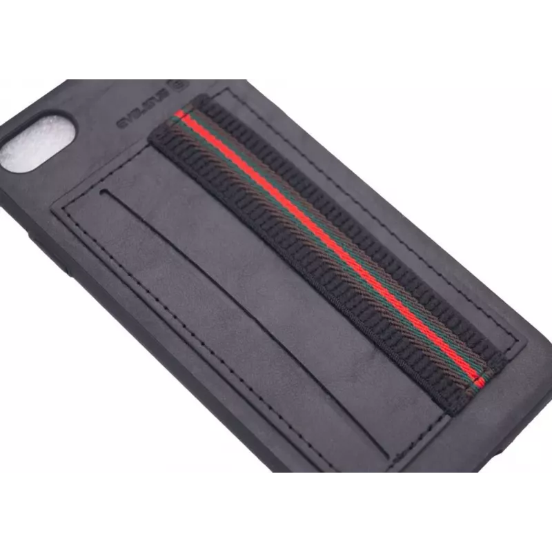Evelatus Apple iPhone 7/8 Cubit funda protectora de plástico negra