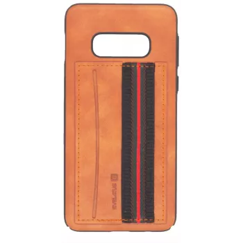 Evelatus Samsung Galaxy S10e Cubit funda trasera de plástico marrón