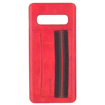 Evelatus Samsung Galaxy S10 Cubit funda trasera de plástico roja