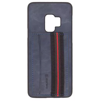 Evelatus Samsung Galaxy S9 Cubit funda trasera de plástico azul