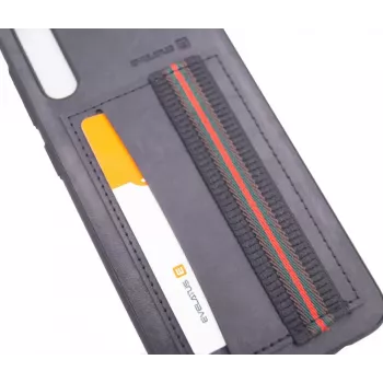 Evelatus Samsung Galaxy A50 Cubit funda trasera de plástico negra