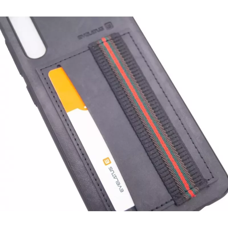 Evelatus Samsung Galaxy A50 Cubit funda trasera de plástico negra