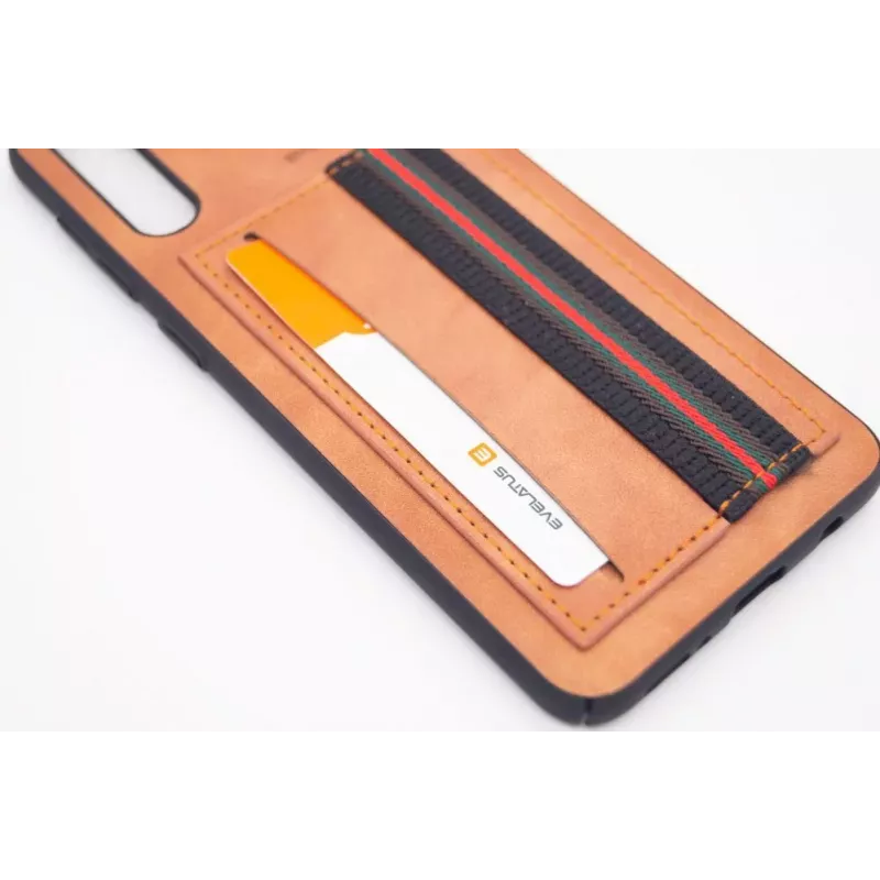 Evelatus Samsung Galaxy A50 Cubit funda protectora de plástico marrón