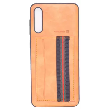 Evelatus Samsung Galaxy A50 Cubit funda protectora de plástico marrón