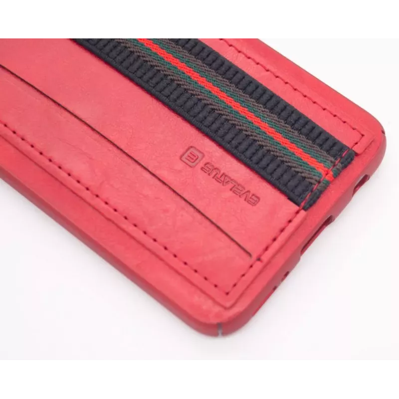 Evelatus Samsung A40 Cubit funda trasera de plástico roja