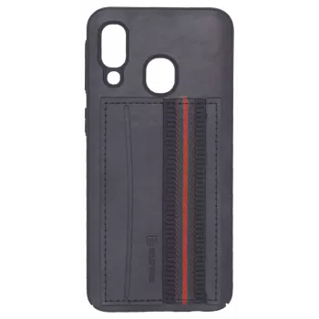 Evelatus Samsung A40 Cubit funda protectora de plástico negra