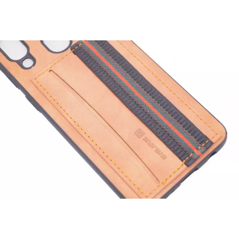 Evelatus Samsung Galaxy A40 Cubit funda trasera de plástico marrón