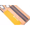 Evelatus Samsung Galaxy A40 Cubit funda trasera de plástico marrón